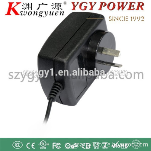 AC DC 18w wall mount adaptor with SAA ,S-mark Certification